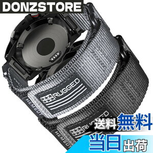 �y���������z�����p�E�H�b�`�o���h Garmin�Ή� fnix/Forerunner/Approach/MARQ/Quatix/D2�V���[�Y�Ή� �����i�C������ �҂ݍ��݃��[�v�f�U�C�� �����Y�p �F�FBlack+Gray�A�T�C�Y�F22MM / M(185mm-210mm)7.2-8.2�C