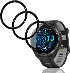�y���������z�K���X�t�B���� �J�����t�B���� �P�[�X �N���A �F�F�N���A�A�T�C�Y�FFor Garmin Forerunner 965