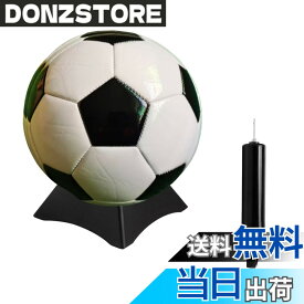 【送料無料】COZENTA サッカーボール サイン用 台座付き 寄せ書き 記念 贈り物 色：白黒、サイズ：3号