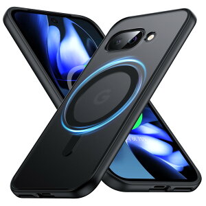 �y���������zFNDMIL Google Pixel Series �p �J�o�[ Mag-Safe�Ή� ���^ �F�F�u���b�N[Magsafe �Ή�]�A�T�C�Y�FGoogle Pixel 9a
