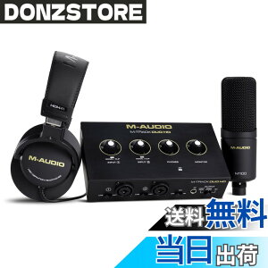 �y���������zM-AUDIO M-Track Duo HD �I�[�f�B�I�C���^�[�t�F�C�X USB-C�Ή� 24bit�E192kHz 2�C��2�A�E�g(XLR/TRS�Ή�) ���R�[�f�B���O�E�z�M�E�|�b�h�L���X�g�Ή� �\�t�g�E�F�A�X�C�[�g�t�� �F�F�u���b