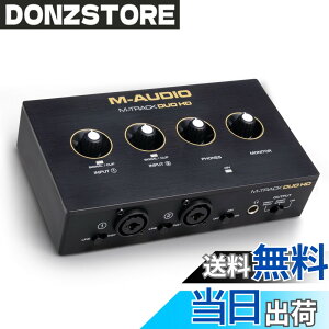 �y���������zM-AUDIO M-Track Duo HD �I�[�f�B�I�C���^�[�t�F�C�X USB-C�Ή� 24bit�E192kHz 2�C��2�A�E�g(XLR/TRS�Ή�) ���R�[�f�B���O�E�z�M�E�|�b�h�L���X�g�Ή� �\�t�g�E�F�A�X�C�[�g�t�� �F�F�u���b