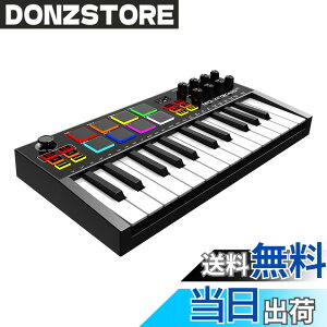 �y���������zOYAYO MIDI�L�[�{�[�h 25�� �[�d�� �x���V�e�B�Ή� MIDI�R���g���[���[ 8�o�b�N���C�g�t���h�����p�b�h 8�m�u OLED�f�B�X�v���C���� DAW�A�g�Ή� ���y����pMIDI�R���g���[���[ �F