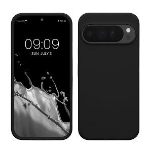 �y���������zkwmobile �X�}�z�P�[�X Google Pixel 10 Pro XL�Ή� �P�[�X - TPU ���L�b�h �V���R�� �J�o�[ - �ϏՌ� ���h�~ �T���T�� Case ���F �F�F�u���b�N�A�T�C�Y�FPixel 10 Pro XL