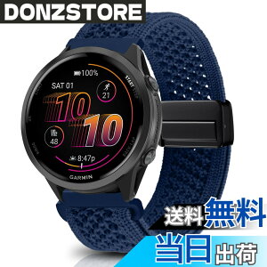 �y���������z[KeeFos] 22mm �o���h Garmin(�K�[�~��) Venu 4 45mm/Venu 3 45mm/2/Forerunner 570 47mm/265/255/Vivoactive 4/Active�Ή� �����o���h �i�C�����f�� ���C�o�b�N�� �}�O�l�b�g���o�b�N�� �ւ��x���g �҂ݕ� 