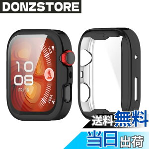 �y���������zAnkersaila �P�[�X �Ή� Huawei fit 4/Huawei fit 4 pro,�P�[�X �J�o�[ TPU �S�ʕی� �J�o�[ �y�� �ϏՌ��� �C�菝�h�~ �����ߗ� �E���ȒP �F�F�u���b�N�A�T�C�Y�FWatch fit 4 pro
