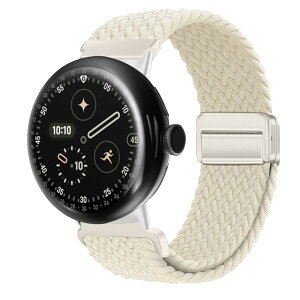 �y���������z[KeeFos] �o���h Google Pixel Watch 4 45mm 2025/Google Pixel Watch 3 45mm �Ή� �����o���h �i�C���� �ґg �X�g���b�v ���C�o�b�N���t�� �}�O�l�b�g���o�b�N�� �ւ��x���g �ʋC�� �L�k�� �X�|�[