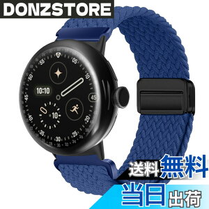 �y���������z[KeeFos] �o���h Google Pixel Watch 4 45mm 2025/Google Pixel Watch 3 45mm �Ή� �����o���h �i�C���� �ґg �X�g���b�v ���C�o�b�N���t�� �}�O�l�b�g���o�b�N�� �ւ��x���g �ʋC�� �L�k�� �X�|�[