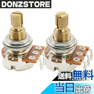 �y���������zMusiclily Pro �J�[�u �~�j�|�b�g �^�J �~���K�i �X�^���_�[�h�X�v���b�g�V���t�g 9.5mm �|�e���V�����[�^ �G���L�M�^�[/�x�[�X�p(2�Z�b�g) �F�FA250K+B250K 9.5mm