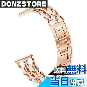 �y���������z[monomam] �X�}�[�g�E�H�b�` �x���g ���f�B�[�X �X�e�����X �`�F�[�� �����o���h �F�FROSE GOLD*WHITE�A�T�C�Y�F18mm