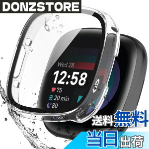 �y���������zBOOLINN For Fitbit sense2 �J�o�[/Fitbit versa4 �J�o�[ 3D���p�G�b�W �����^ PC+�K���X�f�� ��̌^ �t�@�[�E�F fitbit sense2 �P�[�X/fitbit versa4 �P�[�X �Ή� �����ߗ� �L�Y�h�~ �w��h�~ �ȒP��