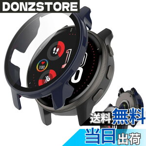�y���������zJXRICH �Ή� Garmin Venu 3 �P�[�X �Ή� 45mm �y�� PC+�����K���X �K�[�~�� Venu3�p �ی�J�o�[ �����x �����ȒP �ϏՌ� �S�ʕی� venu 3 �p �J�o�[ 45mm �P�[�X�Ή� �F�F�u���[�A�T�C�Y�FGARMIN