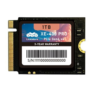 �y���������zLinkMore Gen4 PCIe 4.0 NVMe SSD �F�FM.2 2230 Gen4 PRO�A�T�C�Y�F1TB
