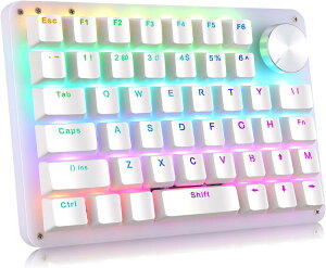 �y���������zKoolertron �Ў�L�[�{�[�h �m�u�t�� �}�N���L�[�{�[�h 45�L�[ �L���ڑ� ����f�o�C�X 4���C���[ ���J�j�J�� �v���O�����\ RGB �o�b�N���C�g �J�X�^�}�C�Y�\ �~�j �V���b�g�J�b