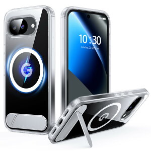 �y���������zFNDMIL Google Pixel Series �p �J�o�[ Mag-Safe�Ή� ���^ �F�F�N���A[Magsafe�Ή�]�X�^���h�t���A�T�C�Y�FGoogle Pixel 10a
