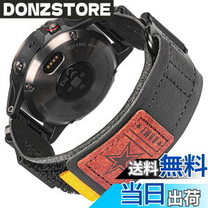 �y���������z�����p�E�H�b�`�o���h Garmin�Ή� Fenix/Forerunner/Approach/MARQ/Quatix/D2�V���[�Y�Ή� �����i�C������ �҂ݍ��݃��[�v�f�U�C�� �����Y�p �F�FBlack/3�A�T�C�Y�F26MM / S(165mm-190mm)6.4-7.4�C��