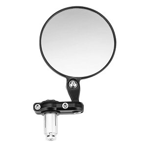 �y���������zKEMIMOTO �o�[�G���h�~���[ �o�C�N �Б�1�{ ������p �n���h���o�[�a13-21mm�Ή� �o�C�N�~���[ �ی^ �Ԍ��Ή� CNC�A���~�� �|�� �y�� �I�[�g�o�C�~���[ �ėp�~���[ �p�x�����\ ��