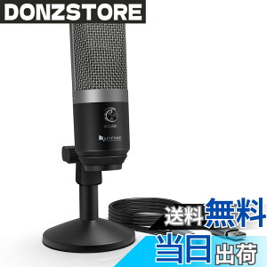 �y���������zFIFINE USB�}�C�N �R���f���T�[�}�C�N �C���z���[�q�t�� �}�C�N�X�^���h�������߉\ AB�^�C�v USB�P�[�u���t�� �P��w���� Skype ���C�u�z�M �Q�[������ PC�p Windows Mac PS4�Ή� K670 �F