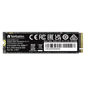�y���������zVerbatim �o�[�x�C�^�� ����SSD �T�C�Y�F2TB