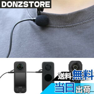 �y���������zTMOM �N���b�v�}�C�N Insta360 ONE R/RS/Action3/2/ONE X2/X3/1�C���`�p�m���}�p�ɑΉ� ���x���A�}�C�N Type-C ���C���̒���: 1.5m �R���p�N�g�y�� �N���A �T�E���h ����B�e �������^ �X�}�z�}