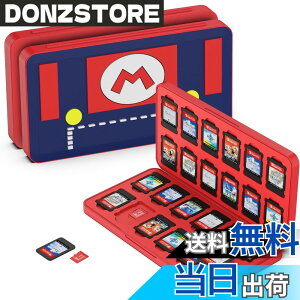 �y���������zGeeRic 24�� �Q�[���J�[�h ���[�{�b�N�X �X�C�b�` �Ή� �\�t�g�P�[�X 24��Micro SD �������[�J�[�h ���[�� Switch/Switch Lite/Switch OLED ���f���Ή� �R���p�N�g ���^ �y�� �h�o �����^ ����