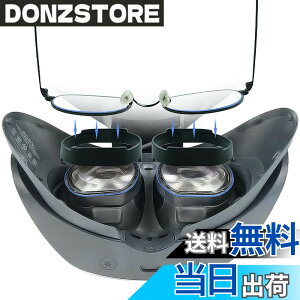 �y���������zLICHIFIT VR�����Y�v���e�N�^�[ PS VR2�Ή� �ዾ��VR�����Y�ɏ����̂�h�� �����Y�X�N���b�`�h�~ ���h�~ �ዾ�X�y�[�T�[ �A�N�Z�T���[ PS5 VR2 �F�F�u���b�N