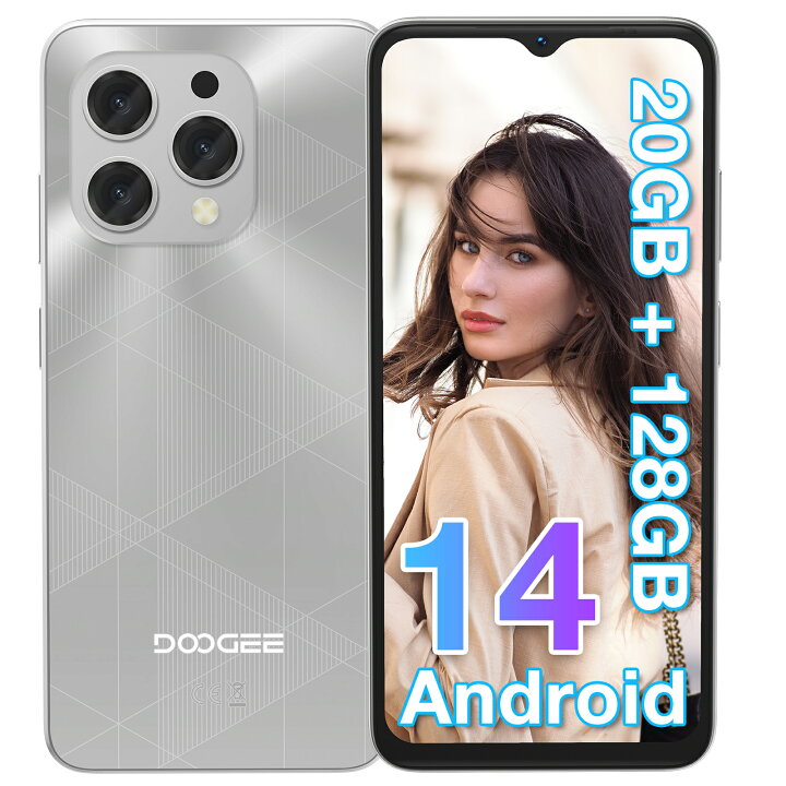 楽天市場】【25日限定P5倍+10%オフ】Android14 スマホ 20GB RAM＆128GB 