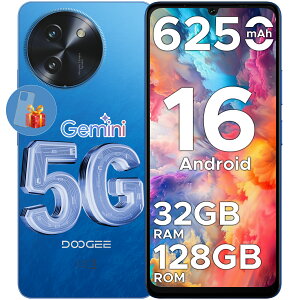 yԌ6000~It&Android16zDOOGEE Note59 5GX}g[tH GeminiAI Android16X}z 32GB+128GB+2TBg 8RA X}g[tH 5Gg 6.75C` 120Hz Widevine L1 AIJ F NFC@\ 6250mAh SIMt[docom