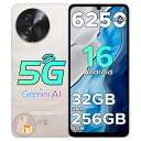 【数限定6000オフ】5Gスマホ DOOGEE NOTE59PRO SIMフリー スマホ Android16 スマートフォン本体 32GB RAM+256GB ROM 8コア 6.75インチ 120Hz 6250mAh 顔認証 指紋認証 NFC決済 GPS+GMS+Widevine L1+16MPカメラ docomo/au/SoftBank/Rakuten Mobile回線 ケース付き GeminiAI