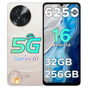 y6000Itz5GX}z DOOGEE NOTE59PRO SIMt[ X}z Android16 X}[gtH{ 32GB RAM+256GB ROM 8RA 6.75C` 120Hz 6250mAh F wF NFC GPS+GMS+Widevine L1+16MPJ docomo/au/SoftBank/