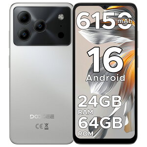 yVi50%ItzDOOGEE NOTE56 SIMt[ Andrid 16 X}z AI@\ 6.56C` 90Hz 6150mAh eʃobe[ 24GB RAM+64GB ROM+2TBg 8RA GeminiAI@\ 4G LTE WI-FIf F+FMWI+GPS X}zP