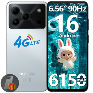 yVi蔼zZ[zDOOGEE NOTE56 SIMt[ Andrid 16 X}z AI@\ 6.56C` 90Hz 6150mAh eʃobe[ 24GB RAM+64GB ROM+2TBg 8RA AI@\ 4G LTE WI-FIf F+FMWI+GPS X}zP