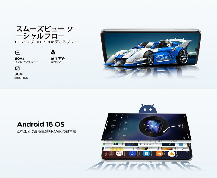 楽天市場】【限定4000円OFF】Android16 スマホ DOOGEE NOTE56PRO AI 