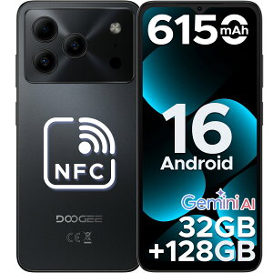 yVi50%ItzAndroid16 X}z DOOGEE NOTE56PRO AI@\ 6.56C` 90Hz 32GB RAM+128GB ROM+2TBgΉ SIMt[ 4G LTE 8RA X}[gtH{ 6150mAhobe[ F Widevine L1 Netflix 1080PΉ NFC@