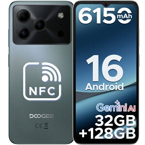 �y���Ԍ���50%OFF�z Android16 �X�}�z DOOGEE NOTE56PRO AI�@�\ 6.56�C���` SIM�t���[ �X�}�[�g�t�H�� �{�� �[�� �y�� �Q�[�~���O 90Hz 32GB RAM+128GB ROM+2TB�g���� 4G LTE 8�R�A 6150mAh Widevine L1 Netflix 1080P�Ή� NFC �f