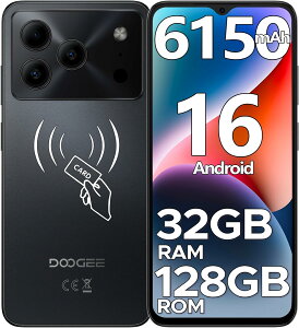 yVi50%ItzAndroid16 X}z DOOGEE NOTE56PRO AI@\ 6.56C` 90Hz 32GB RAM+128GB ROM+2TBgΉ SIMt[ 4G LTE 8RA X}[gtH{ 6150mAhobe[ F Widevine L1 Netflix 1080PΉ NFC@