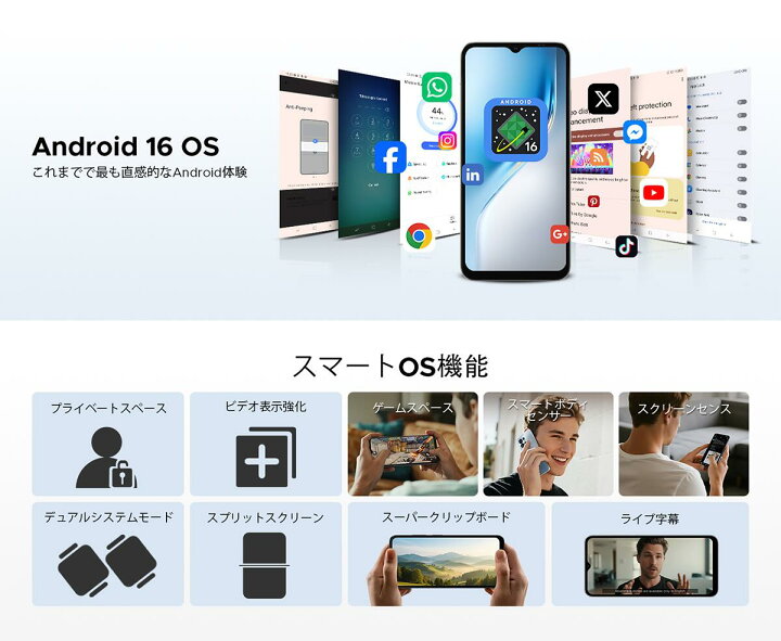 楽天市場】【数限定4000円オフ】Android16 スマホ DOOGEE NOTE56XPRO 