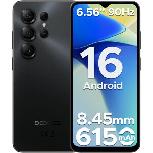 DOOGEE NOTE56X SIMt[ Andrid 16 X}z AI@\ 6.56C` 90Hz 6150mAh eʃobe[ 24GB RAM+64GB ROM+2TBg 8RA AI@\ 4G LTE WI-FIf F+FMWI+GPS X}zP[Xt tB\t