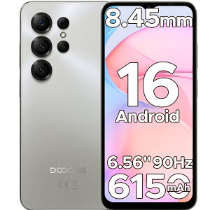 DOOGEE NOTE56X SIMt[ Andrid 16 X}z AI@\ 6.56C` 90Hz 6150mAh eʃobe[ 24GB RAM+64GB ROM+2TBg 8RA AI@\ 4G LTE WI-FIf F+FMWI+GPS X}zP[Xt tB\t
