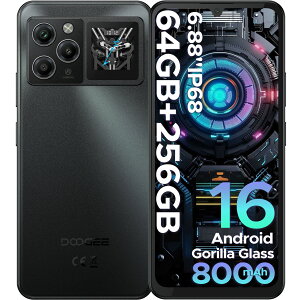 �y�V�i����50%�I�t�z�w�ʉ�ʕt�� DOOGEE M30PRO IP68�h���X�}�[�g�t�H�� Android16 SIM�t���[�X�}�z 6.88�C���` 120Hz��� 64GB+256GB+2TB�g���� 6400����f �J���� 8000mAh��e�ʃo�b�e���[ 33W�}���[�d �w�䁕