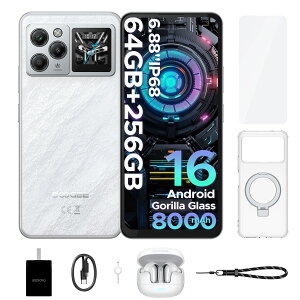 �y�V�i����50���l�����zBT�C���z���t�� DOOGEE M30PRO�Z�b�g�� IP68�h���X�}�[�g�t�H�� Android16 SIM�t���[�X�}�z 6.88�C���` 120Hz��� 64GB+256GB+2TB�g���� 6400����f �J���� 8000mAh 33W�}���[�d �w�䁕��F