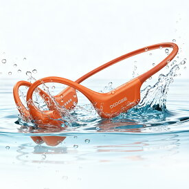【限定 50%オフ】 骨伝導イヤホン 水中対応 骨伝導イヤフォン DOOGEE BoneAir Swim 骨+空気ハイブリッド伝導 IP68防水 スポーツイヤホン オープンイヤー イヤホンスポーツ用 イヤホン 水泳 ランニング 水中ウオーキング マイク 32GB内蔵メモリ iPhone Android Bluetooth