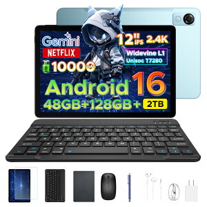 �y������6000�~�I�t 6���i�t���zPOCKAM P12 Android16 12�C���` ���� �^�u���b�g Gemini AI�@�\ 8�R�A CPU 48GB RAM+128GB ROM+2TB�g���� 2.4K �𑜓x 120Hz�����t���b�V�����[�g 10000mAh��e�ʃo�b�e���[ Widevine L1