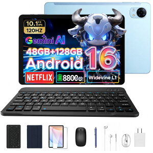 �y���I�ōő�10��P 6���i�t���zPOCKAM P10PRO Android 16 10�C���` �^�u���b�g Gemini AI �^�u���b�g�A���h���C�h 48GB RAM+128GB ROM+2TB�g���� 8�R�A CPU 8800mAh ��e�ʃo�b�e���[ Widevine L1 NETFLIX�Ή� �^�u���b�g