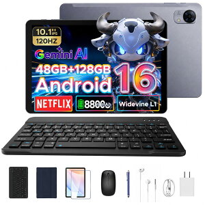 �y���I�ōő�10��P 6���i�t���zPOCKAM P10PRO Android 16 10�C���` �^�u���b�g Gemini AI �^�u���b�g�A���h���C�h 48GB RAM+128GB ROM+2TB�g���� 8�R�A CPU 8800mAh ��e�ʃo�b�e���[ Widevine L1 NETFLIX�Ή� �^�u���b�g