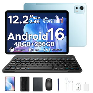 �y�V���� 50%�I�t ����27950�~�z12�C���` Android16�^�u���b�g POCKAM P12PLUS Gemini AI �^�u���b�g 2.4K 120Hz�f�B�X�v���C 48GB RAM+256GB ROM �����\T7300 CPU 12000mAh��e�ʃo�b�e���[ 18W�����[�d Widevine L1 Netflix 10