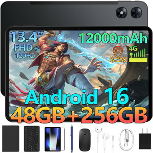 �y����9000�~�I�t 6���i�t���zAorlym P13PRO Android16 13�C���` ���� �^�u���b�g Gemini AI�@�\ SIM�t���[ 8�R�A CPU 48GB RAM+256GB ROM+2TB�g���� FHD+�𑜓x 120Hz�����t���b�V�� 12000mAh��e�ʃo�b�e���[ Widevine