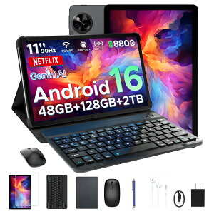 �y������6000�~�I�t 6���i�t���zAORLYM P11 Android16 11�C���` ���� �^�u���b�g Gemini AI�@�\ 8�R�A CPU 48GB RAM+128GB ROM+2TB�g���� FHD+�𑜓x 90Hz�����t���b�V�����[�g 8800mAh��e�ʃo�b�e���[ Widevine L1 NE