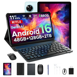 �y2026�ŐV���� 6���i�t���zAORLYM P11 Android16 11�C���` ���� �^�u���b�g Gemini AI�@�\ 8�R�A CPU 48GB RAM+128GB ROM+2TB�g���� FHD+�𑜓x 90Hz�����t���b�V�����[�g 8800mAh��e�ʃo�b�e���[ Widevine L1 NETFLIX 