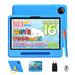 ���[�y2026�N�o�� Android16�z�q���^�u���b�g Aoylym P10KID Android 16 �L�b�Y�^�u���b�g 10�C���` 90Hz �f�B�X�v���C 32GB RAM+64GB ROM+2TB�g���� 7000mAh�o�b�e���[ GOOGELE KIDS �X�y�[�X �ی�҃��[�h �w�K�^�u